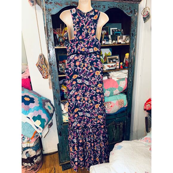 ELLA MOSS $278 FLORAL PRINT MAXIDRESS REVOLVE CLOTHING S - Picture 3 of 9